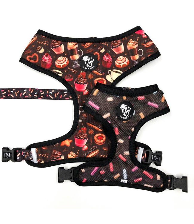 Frenkiez Frenkiez Reversible Harness Coffee Sprinkles