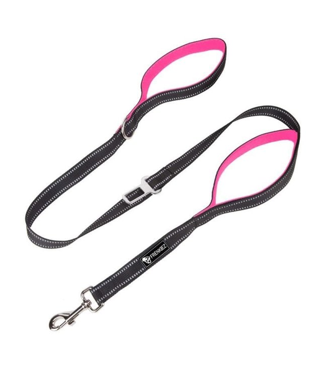 Frenkiez Frenkiez reflective dog leash pink