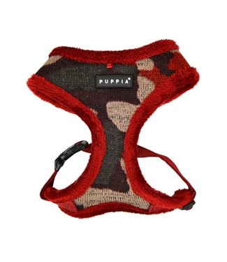 Puppia Puppia Colonel Harness Model A Wine Camo