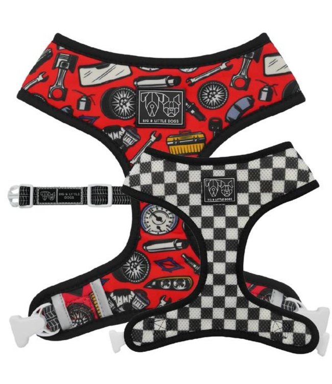 Big and Little Dogs Big and Little Dogs Reversible Harness Need For Speed ( XS  )