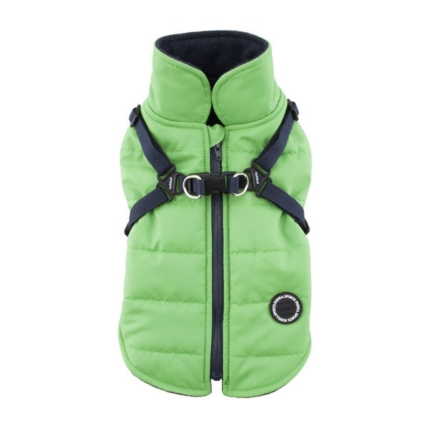 Puppia Mountaineer Jacket Harness Green - ceesencoos