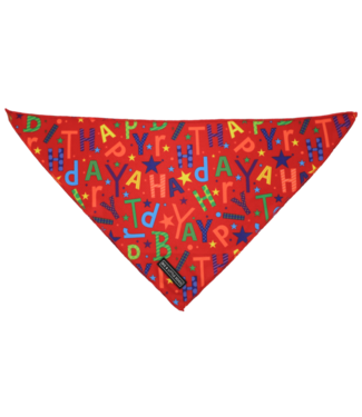 Big and Little Dogs Big  and Little dogs Bandana Red Birthday ( S/M)