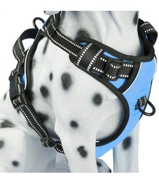 Frenkiez Frenkiez reflective no pull dog harness blue XS & S )