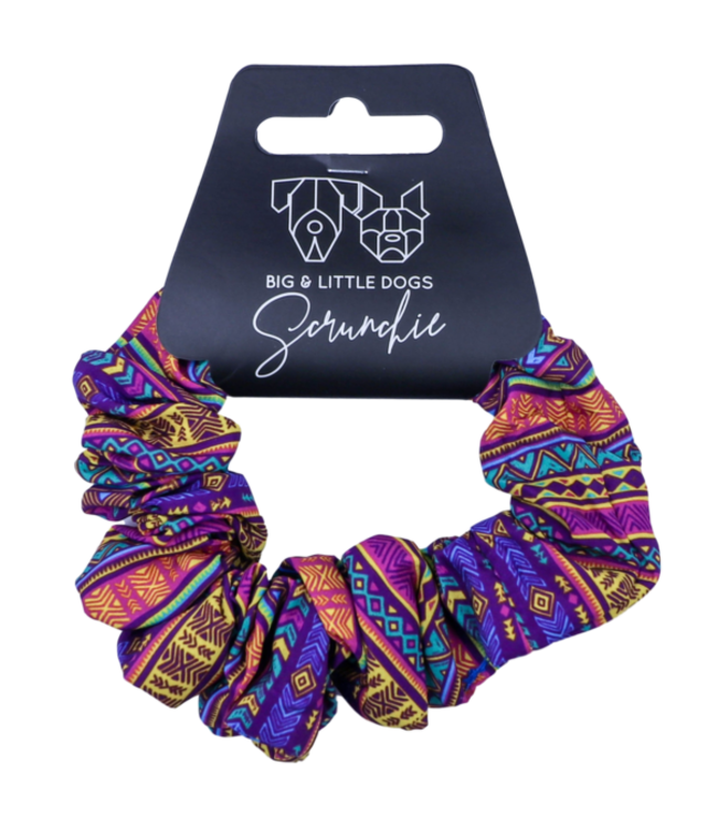 Big and Little Dogs Big and Little Dogs Aztec Dreams scrunchie