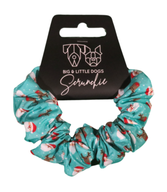 Big and Little Dogs Big and Little Dogs Santa's Reindeers scrunchie