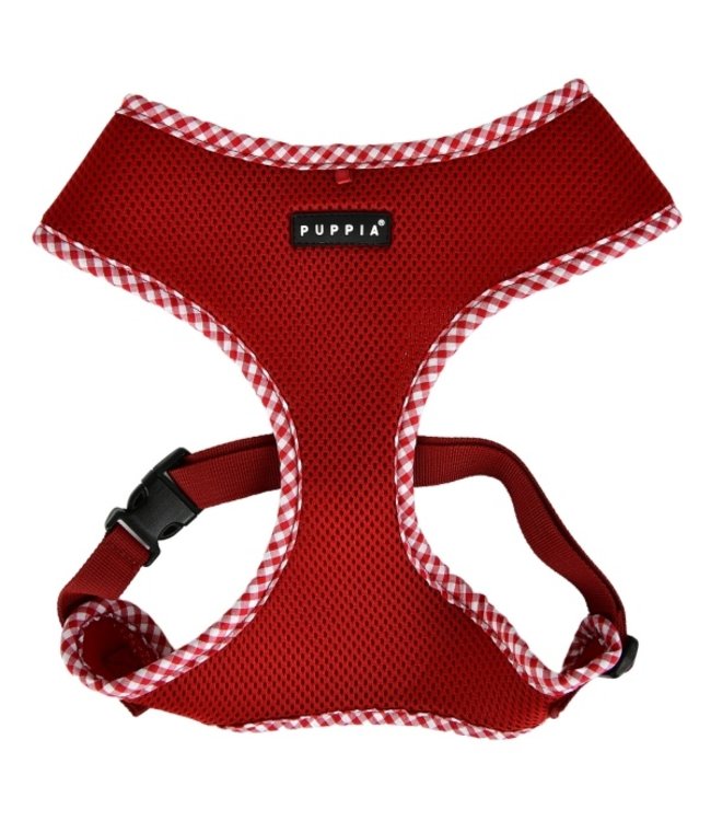 Puppia Puppia Vivien Check Harness model A wine