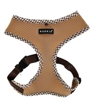 Puppia Puppia Vivien Check Harness model A beige