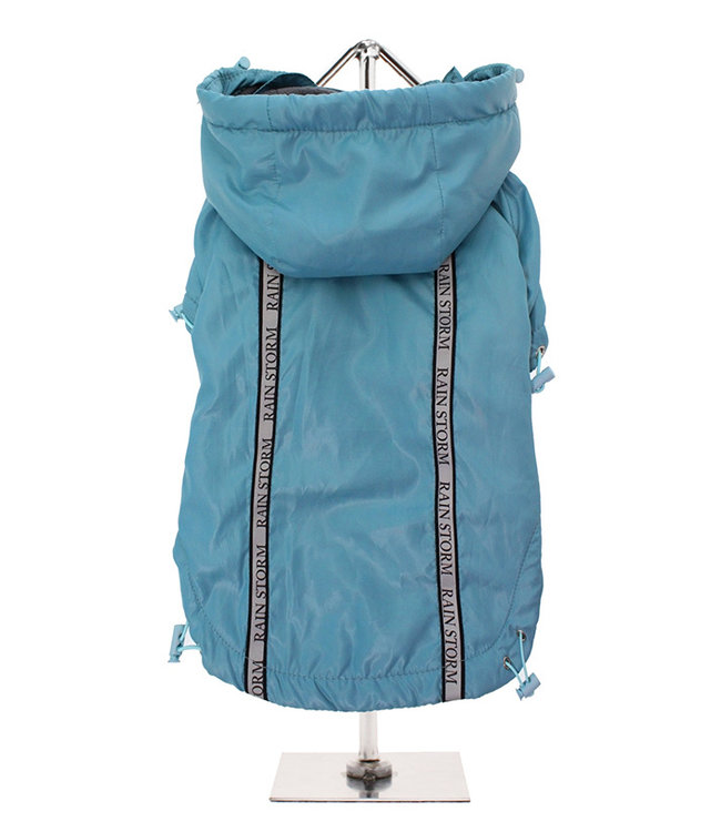 Urban Pup Urban Pup Teal Blue Rainstorm Rain Coat