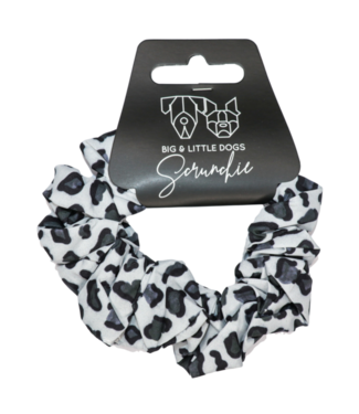 Big and Little Dogs Big and Little Dogs Grey Leopard scrunchie