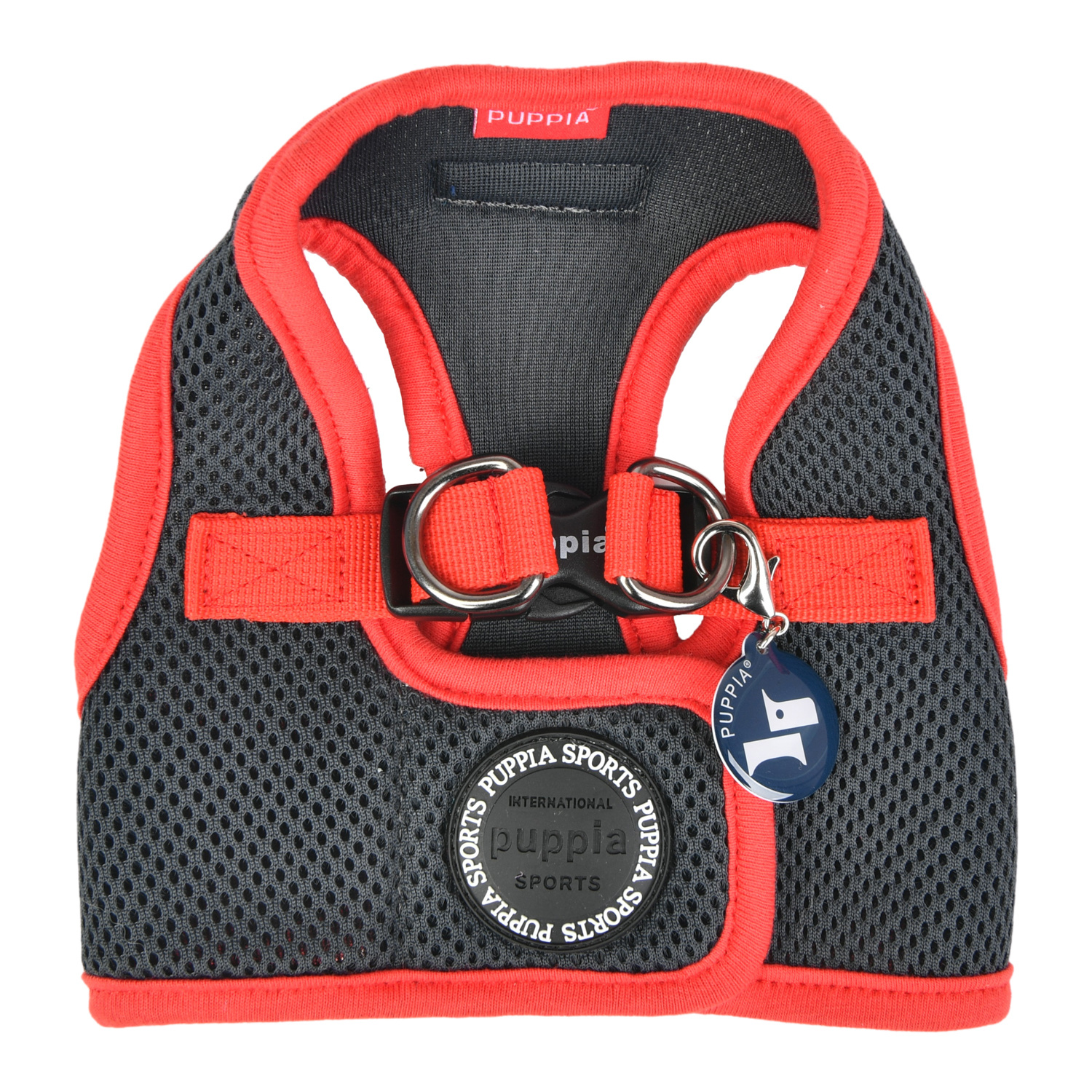 Puppia Soft Vest Harness II model B Grey ceesencoos