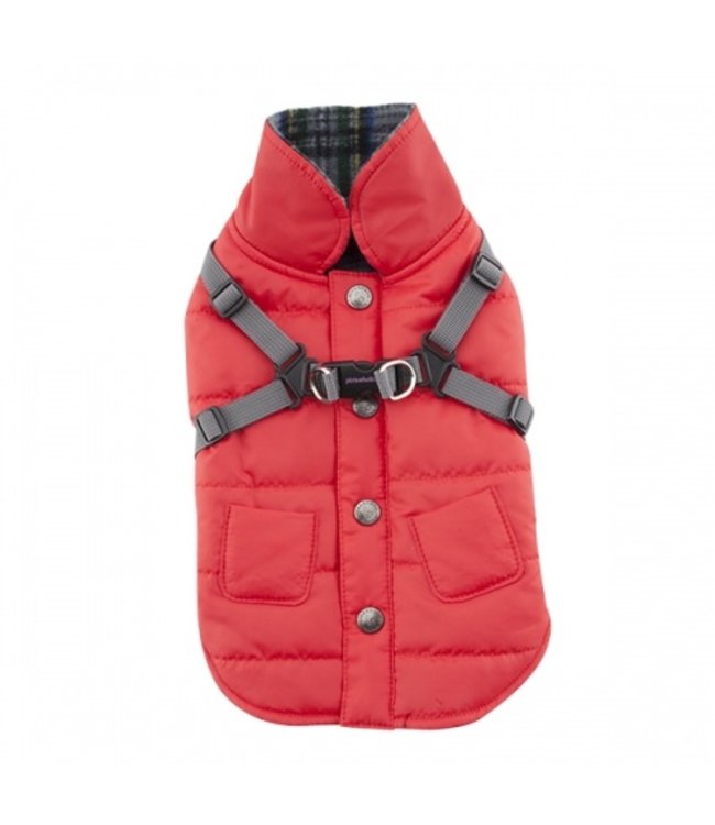 Pinkaholic Pinkaholic Ameila Winter Fleece Jacket Red