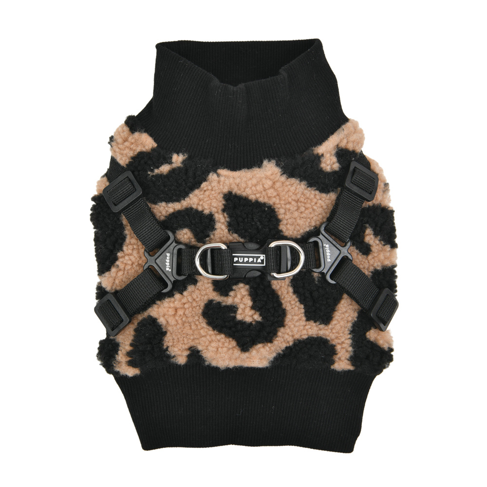 Puppia Sweater Harness J Serval Beige