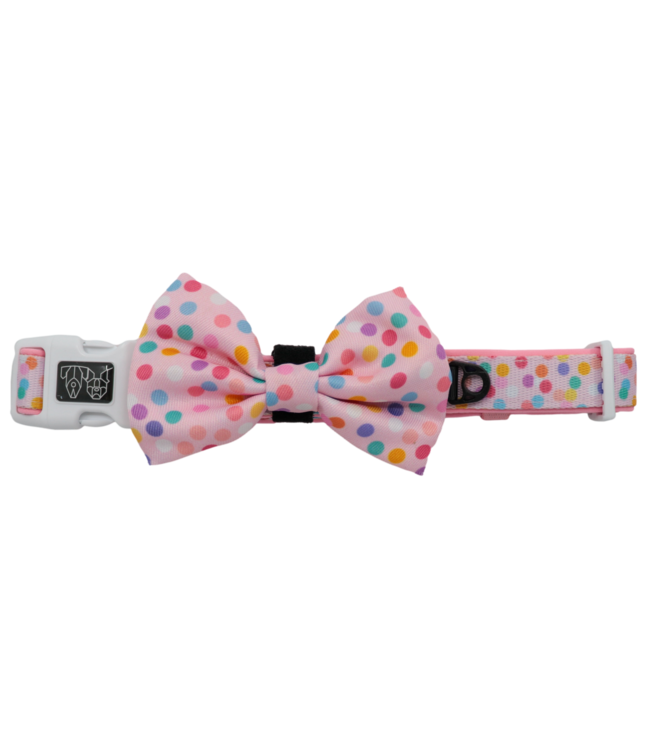 Big and Little Dogs Big and Little Dogs Collar & Bow-tie Pink Confetti