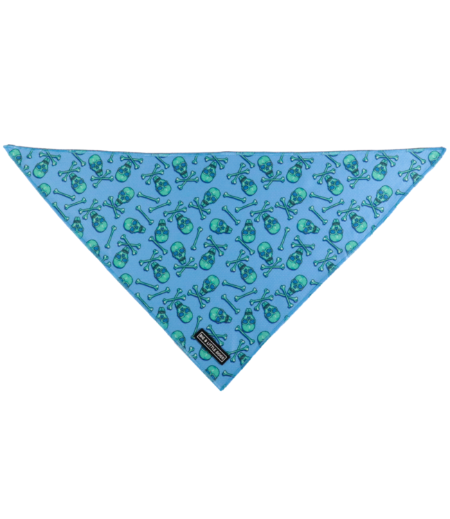 Big and Little Dogs Big  and Little dogs Bandana Skulls & Bones (Blue Version)