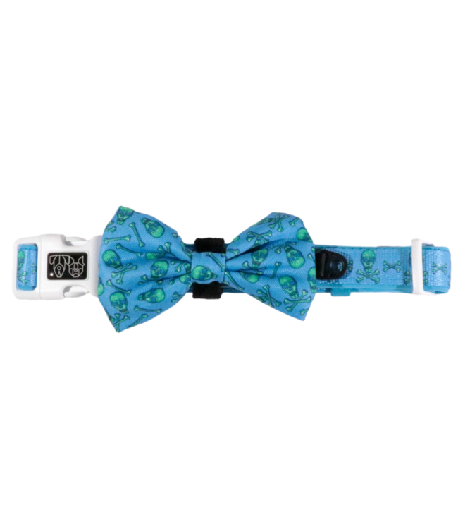 Big and Little Dogs Big and Little Dogs Collar & Bow-tie Skulls & Bones (Blue Version)