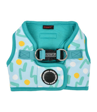 Puppia Puppia Fete  Vest Harness model B Aqua