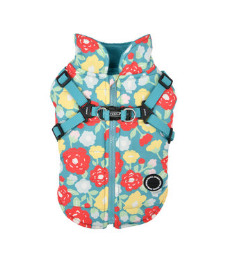 Puppia Puppia Allyssa Jacket Harness  Aqua