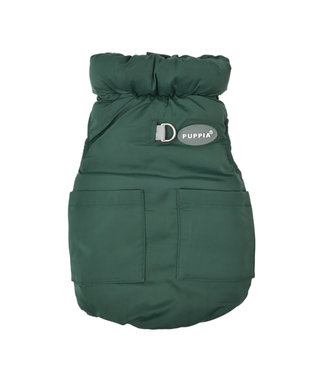 Puppia Puppia Puffer Vest Harness Jumper Green