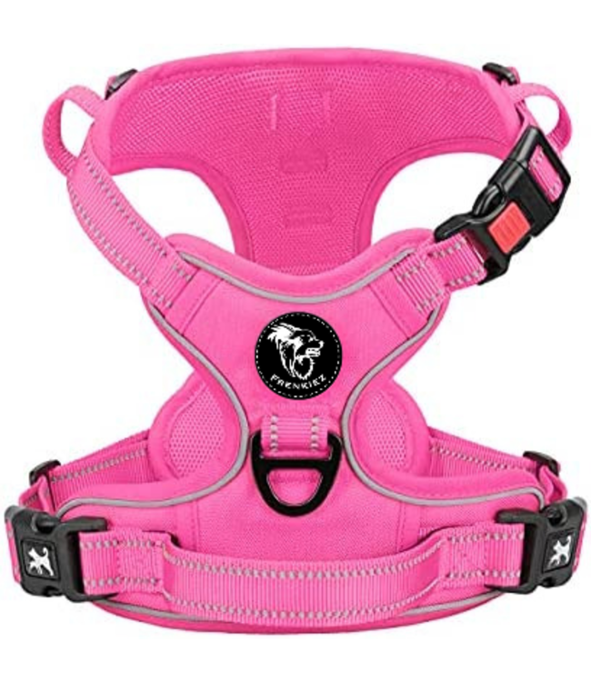 goedkoop uitvinden verwennen Frenkiez Y tuig dogharness reflective Pink ( matching straps ) - ceesencoos