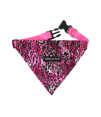 Urban Pup Urban Pup Pink Leopard Print Bandana