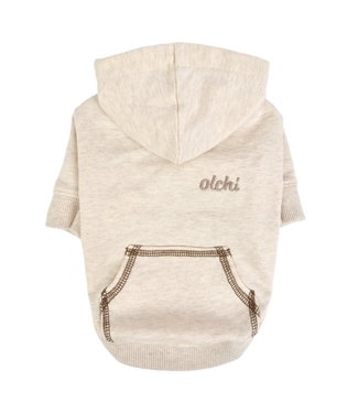 Olchi Olchi Simple Hood hondentrui Hoodie Beige