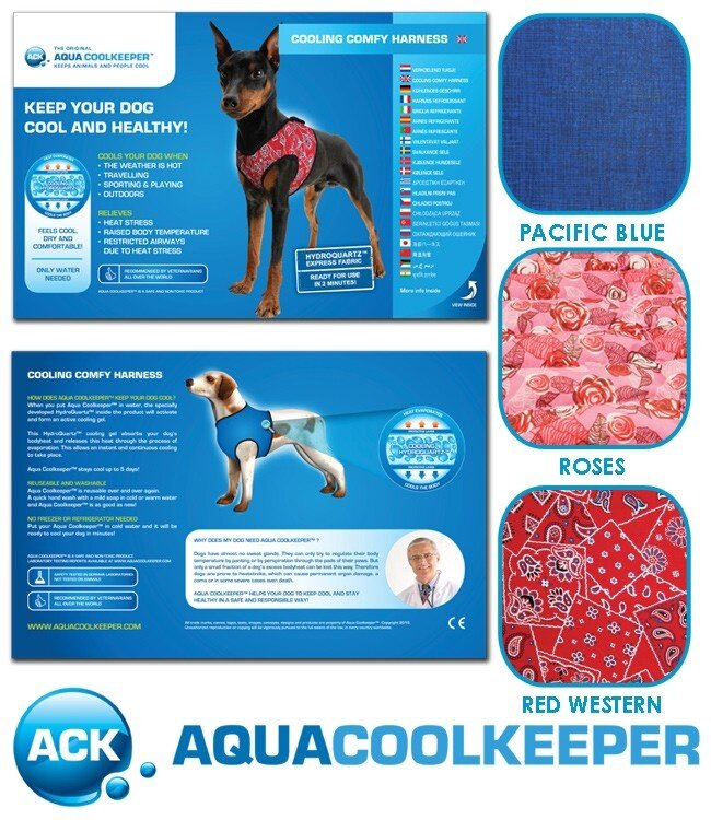 Doxtasy/Animal Gear Animal Gear Aqua Coolkeeper Comfy Harness