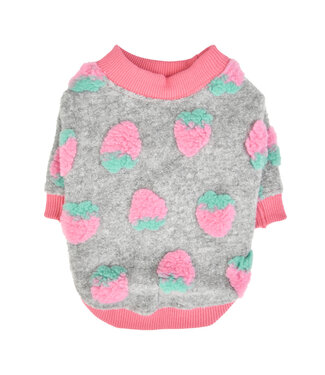 Pinkaholic Pinkaholic Delizz winter sweater shirt Melange Grey