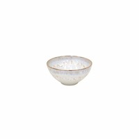 Bowl Taormina white with golden rim