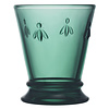 Green Water Glass Bee