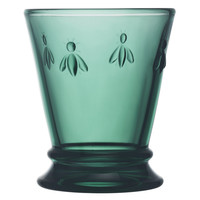 Green Water Glass Bee