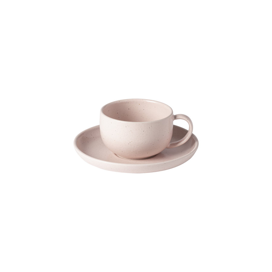 Coffee Cup and Saucer Pacifica Pink