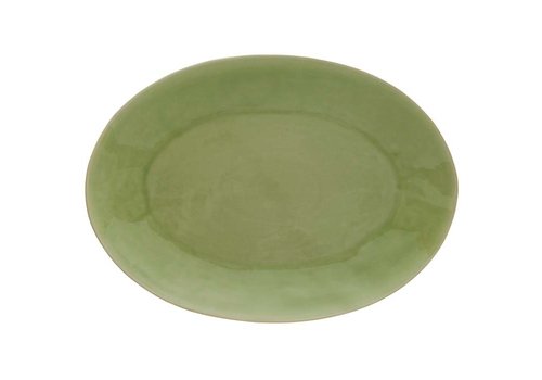  Oval platter 40 cm riviera vert frais 