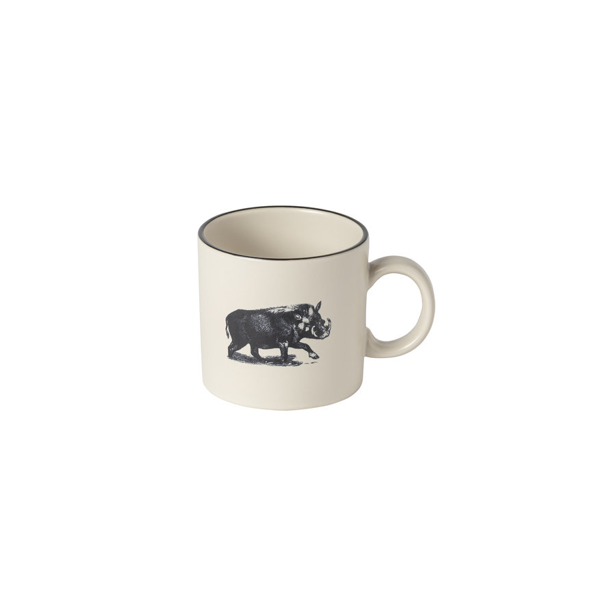 Set/4 mugs Elements fauna