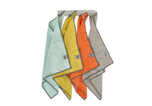  microfiber cloths set /4 with hooks 