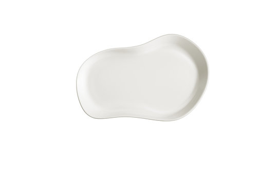  Bowl 28x19 Skallop Creme 