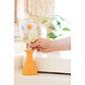 Florganic orange dishwashing brush with vase Florganic orange dishwashing brush with vase