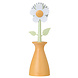 Florganic orange dishwashing brush with vase Florganic orange dishwashing brush with vase