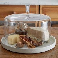 Glazen stolp 25cm recht