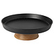 Plateau w/ wood stand 32cm Boutique collection Black Plateau w/ wood stand 32cm Boutique collection Black