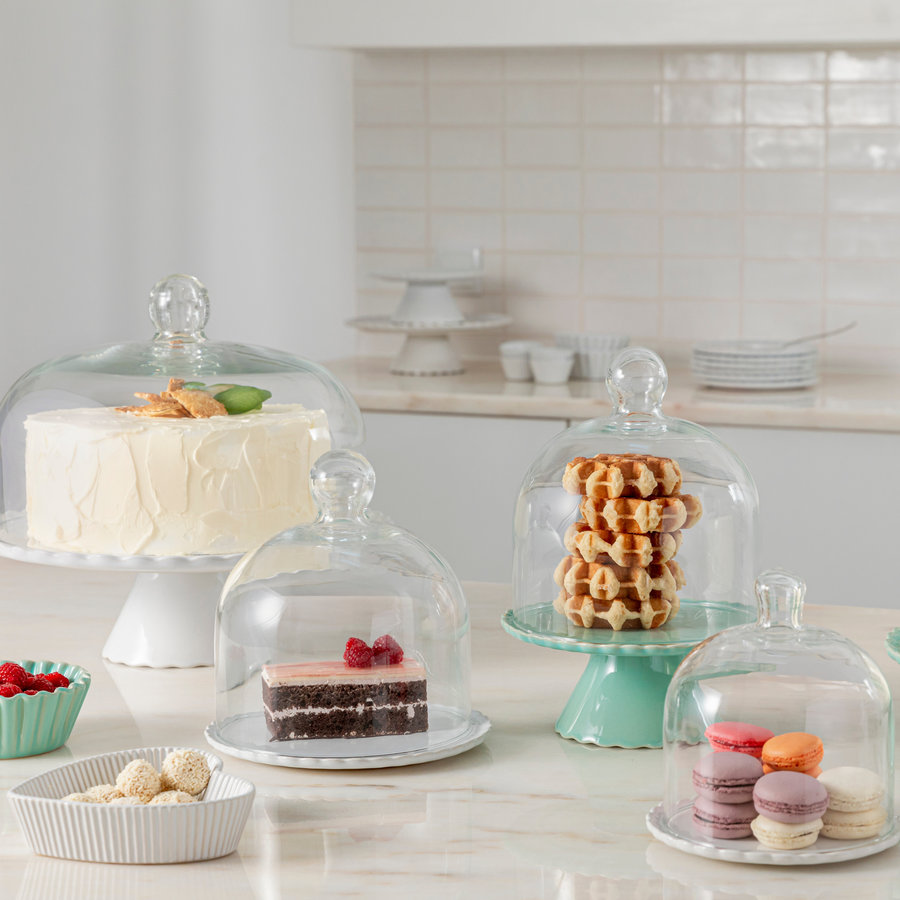 Glazen stolp 18cm bol