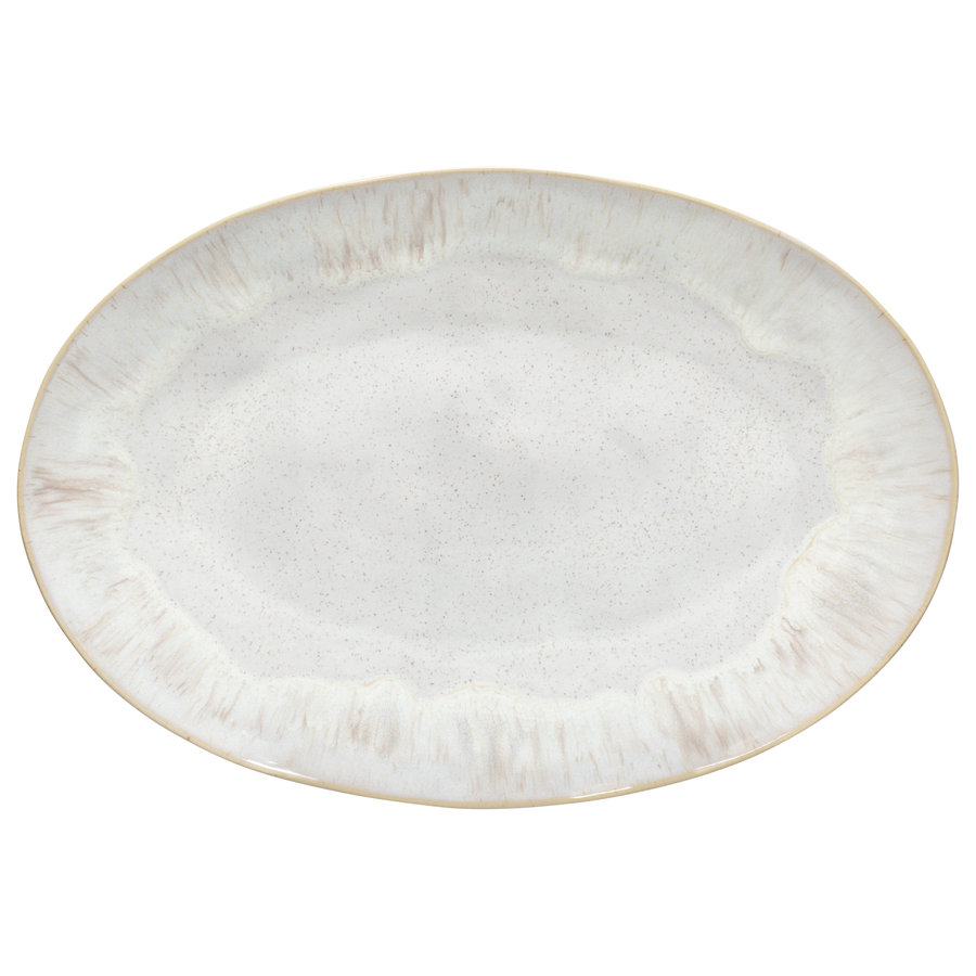 Oval Platter 45 cm Eivissa Sand Beige