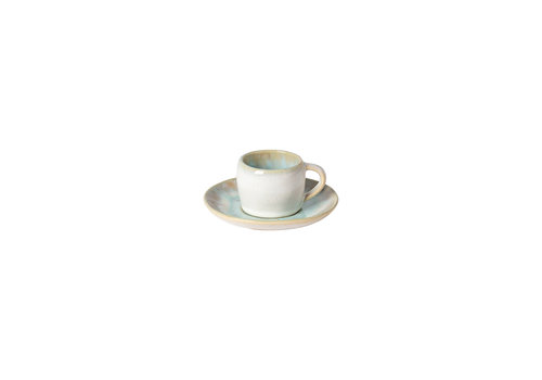  Koffiekop en Schotel 7 cl Eivissa Sea Blue 