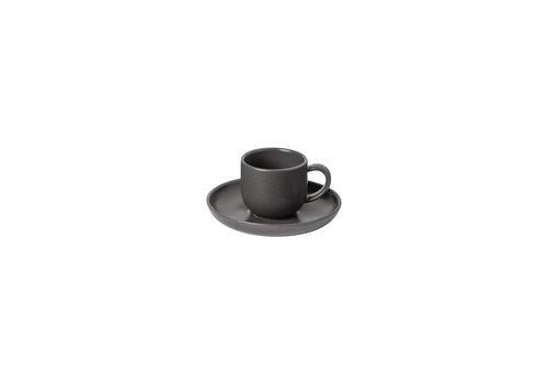 Espresso Cup and Saucer Pacifica Charcoal 