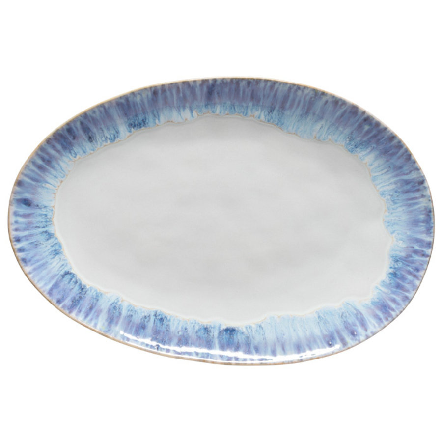 Oval platter 41cm Brisa Blue