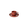 Espresso Cup & Saucer Pacifica Red