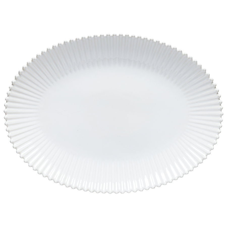 Ovale Schaal 33 cm Pearl wit