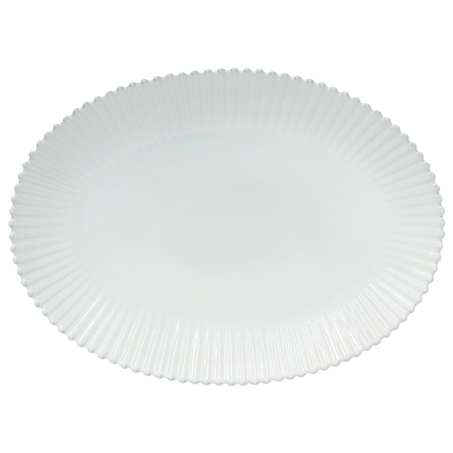 Ovale Schaal 33 cm Pearl wit
