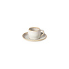 Espressokopje en Schotel 7 cl Eivissa Sand Beige