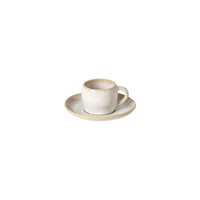 Espressokopje en Schotel 7 cl Eivissa Sand Beige