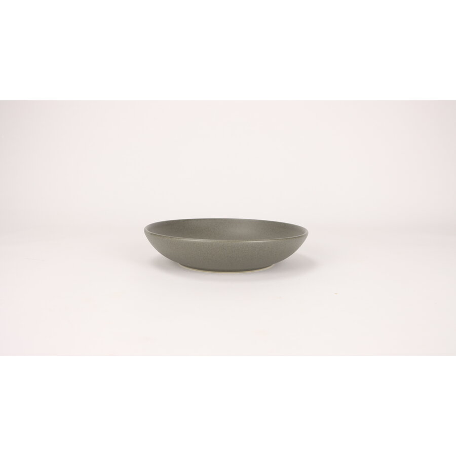 Deep plate Villa dark gray